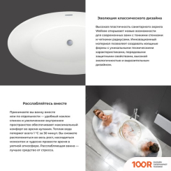 Ванна Wellsee L’UNIVERS 177,5X91 236401001 (ОТДЕЛЬНОСТОЯЩАЯ ВАННА БЕЛЫЙ ГЛЯНЕЦ, ЭКРАН, НОЖКИ, СИФОН-АВТОМАТ ХРОМ) (337244)