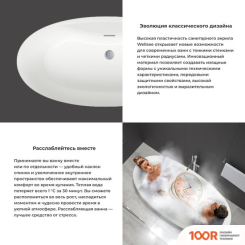 Ванна Wellsee L’ASTER 175X85 236301001 (ОТДЕЛЬНОСТОЯЩАЯ ВАННА БЕЛЫЙ ГЛЯНЕЦ, ЭКРАН, НОЖКИ, СИФОН-АВТОМАТ ХРОМ) (337240)