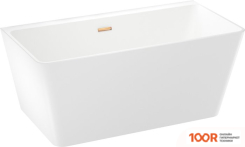 Ванна Wellsee GRACEFUL PRO 150X77 230902004 (ОТДЕЛЬНОСТОЯЩАЯ ВАННА БЕЛЫЙ ГЛЯНЕЦ, ЭКРАН, НОЖКИ, СИФОН-АВТОМАТ ЗОЛОТО) (337221)