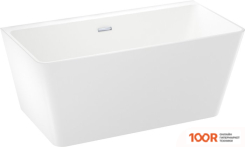 Ванна Wellsee GRACEFUL PRO 150X77 230902001 (ОТДЕЛЬНОСТОЯЩАЯ ВАННА БЕЛЫЙ ГЛЯНЕЦ, ЭКРАН, НОЖКИ, СИФОН-АВТОМАТ ХРОМ) (337218)