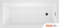 Ванна Wellsee FREEDOM 2.0 180X85 23300303R (ВСТРАИВАЕМАЯ ВАННА БЕЛЫЙ ГЛЯНЕЦ, СИФОН-АВТОМАТ МАТОВЫЙ ЧЕРНЫЙ) (337212)