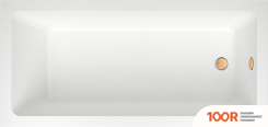 Ванна Wellsee FREEDOM 180X85 231103008 (ВСТРАИВАЕМАЯ ВАННА БЕЛЫЙ ГЛЯНЕЦ, НОЖКИ, СИФОН-АВТОМАТ ЗОЛОТО) (337198)