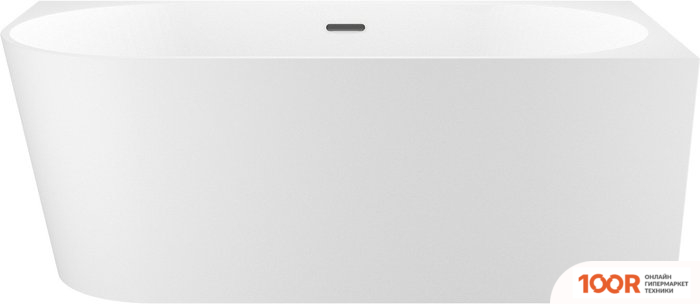 Ванна Wellsee EXCELLENCE PRO 170X75 28761103R (ПРИСТЕННАЯ ВАННА (ПРАВАЯ) БЕЛЫЙ ГЛЯНЕЦ, ЭКРАН, НОЖКИ, СИФОН-АВТОМАТ МАТОВЫЙ ЧЕРНЫЙ) (337126)