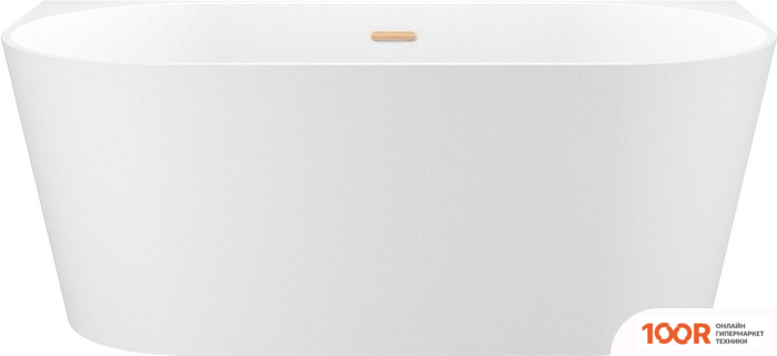 Ванна Wellsee EXCELLENCE PRO 170X75 28760304R (ПРИСТЕННАЯ ВАННА БЕЛЫЙ ГЛЯНЕЦ, ЭКРАН, НОЖКИ, СИФОН-АВТОМАТ ЗОЛОТО) (337119)