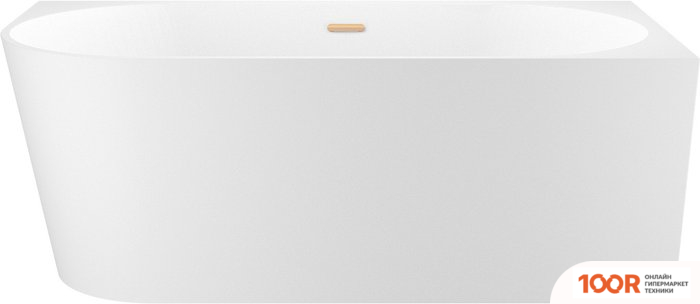 Ванна Wellsee EXCELLENCE PRO 140X70 28760904R (ПРИСТЕННАЯ ВАННА (ПРАВАЯ) БЕЛЫЙ ГЛЯНЕЦ, ЭКРАН, НОЖКИ, СИФОН-АВТОМАТ ЗОЛОТО) (337103)