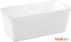 Ванна Wellsee DESIRE 159,5X77 231501002 (ОТДЕЛЬНОСТОЯЩАЯ ВАННА БЕЛЫЙ ГЛЯНЕЦ, ЭКРАН, НОЖКИ, СИФОН-АВТОМАТ ГЛЯНЦЕВЫЙ БЕЛЫЙ) (337062)
