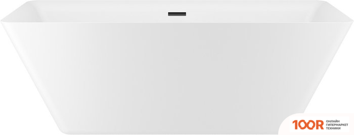 Ванна Wellsee CUTE TWIN S 168X75 23830103R (ОТДЕЛЬНОСТОЯЩАЯ ВАННА БЕЛЫЙ ГЛЯНЕЦ, ЭКРАН, НОЖКИ, СИФОН-АВТОМАТ МАТОВЫЙ ЧЕРНЫЙ) (337058)