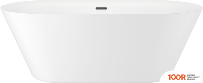 Ванна Wellsee CUTE TWIN R 168X75 23840103R (ОТДЕЛЬНОСТОЯЩАЯ ВАННА БЕЛЫЙ ГЛЯНЕЦ, ЭКРАН, НОЖКИ, СИФОН-АВТОМАТ МАТОВЫЙ ЧЕРНЫЙ) (337054)