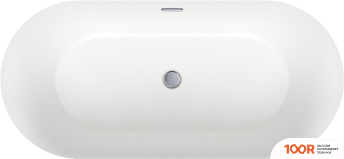 Ванна Wellsee CROQUIS 166X77 230302001 (ОТДЕЛЬНОСТОЯЩАЯ ВАННА МАТОВЫЙ БЕЛЫЙ/МАТОВЫЙ ЧЕРНЫЙ, ЭКРАН, НОЖКИ, СИФОН-АВТОМАТ ХРОМ) (337049)