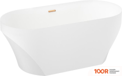 Ванна Wellsee CROQUIS 166X77 230301004 (ОТДЕЛЬНОСТОЯЩАЯ ВАННА БЕЛЫЙ ГЛЯНЕЦ, ЭКРАН, НОЖКИ, СИФОН-АВТОМАТ ЗОЛОТО) (337048)