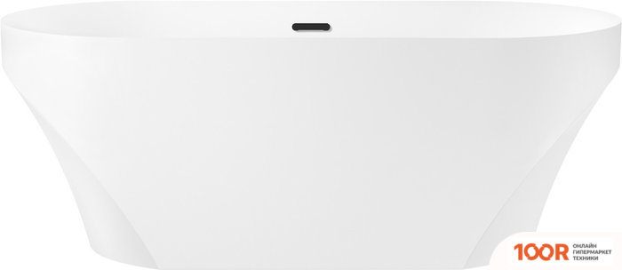 Ванна Wellsee CROQUIS 166X77 230301003 (ОТДЕЛЬНОСТОЯЩАЯ ВАННА БЕЛЫЙ ГЛЯНЕЦ, ЭКРАН, НОЖКИ, СИФОН-АВТОМАТ МАТОВЫЙ ЧЕРНЫЙ) (337047)