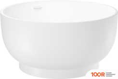 Ванна Wellsee CREPE DE FRANCE 130X130 236701002 (ОТДЕЛЬНОСТОЯЩАЯ ВАННА БЕЛЫЙ ГЛЯНЕЦ, ЭКРАН, НОЖКИ, СИФОН-АВТОМАТ ГЛЯНЦЕВЫЙ БЕЛЫЙ) (337042)