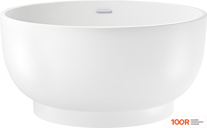 Ванна Wellsee CREPE DE FRANCE 130X130 236701001 (ОТДЕЛЬНОСТОЯЩАЯ ВАННА БЕЛЫЙ ГЛЯНЕЦ, ЭКРАН, НОЖКИ, СИФОН-АВТОМАТ ХРОМ) (337041)