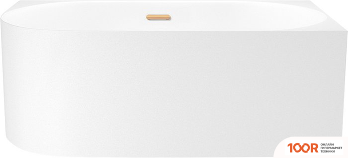 Ванна Wellsee COLLARO MINI 140X70 28870504R (ПРИСТЕННАЯ ВАННА (ПРАВАЯ) БЕЛЫЙ ГЛЯНЕЦ, ЭКРАН, НОЖКИ, СИФОН-АВТОМАТ ЗОЛОТО) (337040)