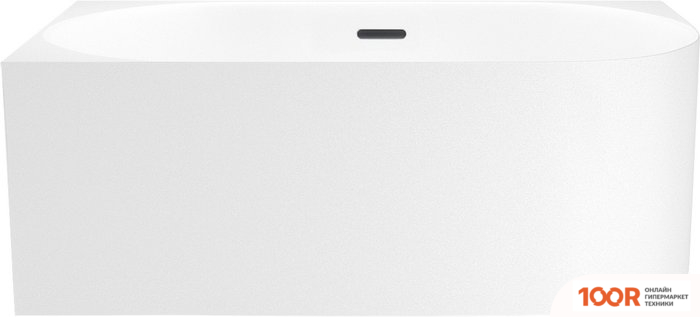 Ванна Wellsee COLLARO MINI 140X70 28870303R (ПРИСТЕННАЯ ВАННА (ЛЕВАЯ) БЕЛЫЙ ГЛЯНЕЦ, ЭКРАН, НОЖКИ, СИФОН-АВТОМАТ МАТОВЫЙ ЧЕРНЫЙ) (337035)