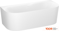 Ванна Wellsee COLLARO 170X80 28910102R (ПРИСТЕННАЯ ВАННА БЕЛЫЙ ГЛЯНЕЦ, ЭКРАН, НОЖКИ, СИФОН-АВТОМАТ ГЛЯНЦЕВЫЙ БЕЛЫЙ) (337006)