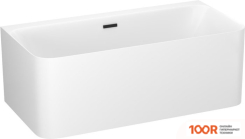 Ванна Wellsee CLERMONT 170X75 28260203R (ПРИСТЕННАЯ ВАННА БЕЛЫЙ ГЛЯНЕЦ, ЭКРАН, НОЖКИ, СИФОН-АВТОМАТ МАТОВЫЙ ЧЕРНЫЙ) (336991)