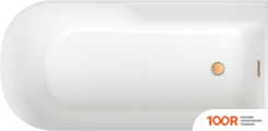 Ванна Wellsee CAMELLIA 2.0 167X82 236202004 (ОТДЕЛЬНОСТОЯЩАЯ ВАННА (ПРАВАЯ) БЕЛЫЙ ГЛЯНЕЦ, ЭКРАН, НОЖКИ, СИФОН-АВТОМАТ ЗОЛОТО) (336922)