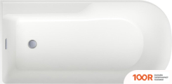 Ванна Wellsee CAMELLIA 2.0 167X82 236201001 (ОТДЕЛЬНОСТОЯЩАЯ ВАННА (ЛЕВАЯ) БЕЛЫЙ ГЛЯНЕЦ, ЭКРАН, НОЖКИ, СИФОН-АВТОМАТ ХРОМ) (336915)