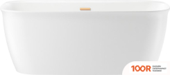 Ванна Wellsee BRILLANT ICON 160X80 236001004 (ОТДЕЛЬНОСТОЯЩАЯ ВАННА БЕЛЫЙ ГЛЯНЕЦ, ЭКРАН, НОЖКИ, СИФОН-АВТОМАТ ЗОЛОТО) (336887)