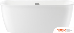 Ванна Wellsee BRILLANT ICON 160X80 236001003 (ОТДЕЛЬНОСТОЯЩАЯ ВАННА БЕЛЫЙ ГЛЯНЕЦ, ЭКРАН, НОЖКИ, СИФОН-АВТОМАТ МАТОВЫЙ ЧЕРНЫЙ) (336886)