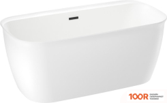 Ванна Wellsee BRILLANT ICON 160X80 236001003 (ОТДЕЛЬНОСТОЯЩАЯ ВАННА БЕЛЫЙ ГЛЯНЕЦ, ЭКРАН, НОЖКИ, СИФОН-АВТОМАТ МАТОВЫЙ ЧЕРНЫЙ) (336886)