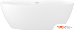 Ванна Wellsee BLISS 170X80 28820101R (ОТДЕЛЬНОСТОЯЩАЯ ВАННА БЕЛЫЙ ГЛЯНЕЦ, ЭКРАН, НОЖКИ, СИФОН-АВТОМАТ ХРОМ) (336880)