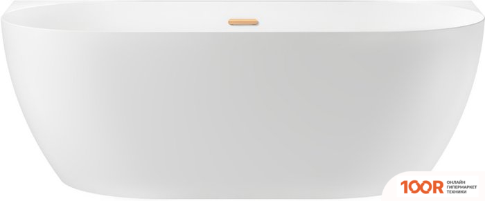 Ванна Wellsee BELLE SPA 3.0 170X80 235901004 (ПРИСТЕННАЯ ВАННА БЕЛЫЙ ГЛЯНЕЦ, ЭКРАН, НОЖКИ, СИФОН-АВТОМАТ ЗОЛОТО) (336879)