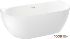Ванна Wellsee BELLE SPA 3.0 170X80 235901004 (ПРИСТЕННАЯ ВАННА БЕЛЫЙ ГЛЯНЕЦ, ЭКРАН, НОЖКИ, СИФОН-АВТОМАТ ЗОЛОТО) (336879)