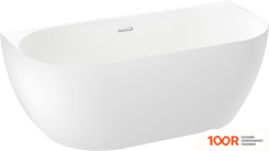 Ванна Wellsee BELLE SPA 3.0 170X80 235901001 (ПРИСТЕННАЯ ВАННА БЕЛЫЙ ГЛЯНЕЦ, ЭКРАН, НОЖКИ, СИФОН-АВТОМАТ ХРОМ) (336876)