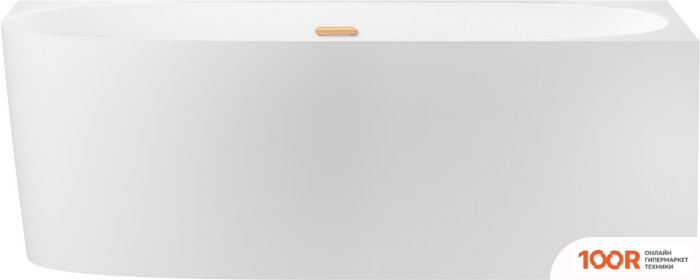 Ванна Wellsee BELLE SPA 2.0 170X75 235806004 (ПРИСТЕННАЯ ВАННА (ПРАВАЯ) БЕЛЫЙ ГЛЯНЕЦ, ЭКРАН, КАРКАС, СИФОН-АВТОМАТ ЗОЛОТО) (336874)