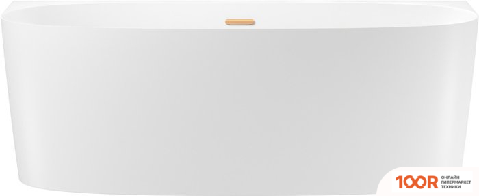 Ванна Wellsee BELLE SPA 2.0 170X75 235804004 (ПРИСТЕННАЯ ВАННА БЕЛЫЙ ГЛЯНЕЦ, ЭКРАН, КАРКАС, СИФОН-АВТОМАТ ЗОЛОТО) (336866)