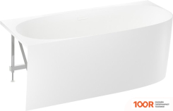 Ванна Wellsee BELLE SPA 2.0 160X75 235802002 (ПРИСТЕННАЯ ВАННА (ЛЕВАЯ) БЕЛЫЙ ГЛЯНЕЦ, ЭКРАН, КАРКАС, СИФОН-АВТОМАТ ГЛЯНЦЕВЫЙ БЕЛЫЙ) (336856)