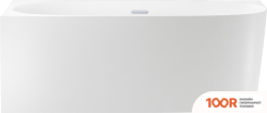 Ванна Wellsee BELLE SPA 2.0 160X75 235802001 (ПРИСТЕННАЯ ВАННА (ЛЕВАЯ) БЕЛЫЙ ГЛЯНЕЦ, ЭКРАН, КАРКАС, СИФОН-АВТОМАТ ХРОМ) (336855)