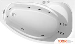 Ванна Vannesa СОФИЯ 169X99 R 2-77-2-2-0-223 (С ГИДРОМАССАЖЕМ АКТИВ ХРОМ) (336719)