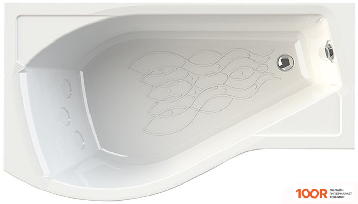 Ванна Vannesa МИРАНДА 168X95 L 2-01-0-1-1-209Ч (336651)