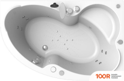 Ванна Vannesa ИРМА 160X105R 2-77-2-2-0-229 (ГИДРОМАССАЖ, АКТИВ ХРОМ) (336628)