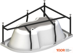 Ванна Vannesa ИРМА 160X105L 2-77-2-1-9-229 (ГИДРОМАССАЖ, АКТИВ ХРОМ) (336620)