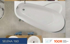Ванна VagnerPlast SELENA 160X105 R (С КАРКАСОМ И ЭКРАНОМ) (336533)