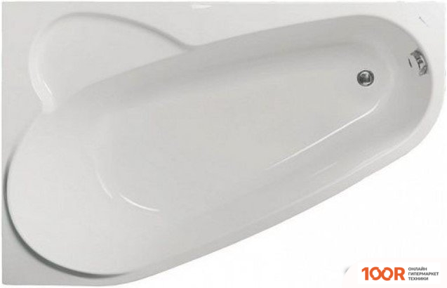 Ванна VagnerPlast SELENA 160X105 L (С КАРКАСОМ И ЭКРАНОМ) (336531)