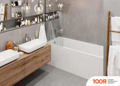 Ванна VagnerPlast CAVALLO 160X70 VPBA167CAV2X-04 (С КАРКАСОМ И 2 ЭКРАНАМИ) (336455)