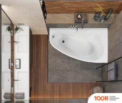 Ванна VagnerPlast AVONA 150X90 L (С КАРКАСОМ) (336437)