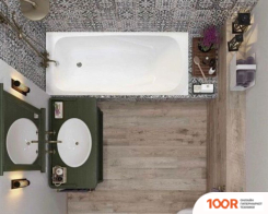 Ванна VagnerPlast ARONIA 170Х75 (С КАРКАСОМ) (336433)