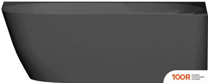 Ванна Umy Home NOOK R 170X85 UM11622RF (U-SOLID, ЧЕРНЫЙ МАТОВЫЙ) (336396)