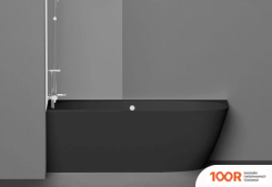 Ванна Umy Home NOOK L 170X85 UG11412RF (U-COAT, ЧЕРНЫЙ ГЛЯНЦЕВЫЙ) (336386)