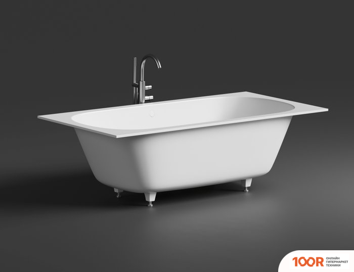 Ванна Umy Home IN FOCUS 190X90 U-COAT UG11012RF (ЧЕРНЫЙ ГЛЯНЦЕВЫЙ) (336340)