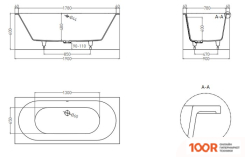 Ванна Umy Home IN FOCUS 190X90 U-COAT UG11012 (БЕЛЫЙ ГЛЯНЦЕВЫЙ) (336339)