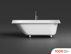 Ванна Umy Home IN 170X75 U-COAT UG10911RF (ЧЕРНЫЙ ГЛЯНЦЕВЫЙ) (336334)