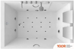 Ванна SSWW AU818R 180X120X70 (С ГИДРОМАССАЖЕМ) (336309)