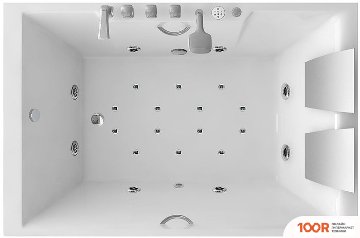 Ванна SSWW AU818R 180X120X70 (С ГИДРОМАССАЖЕМ) (336309)